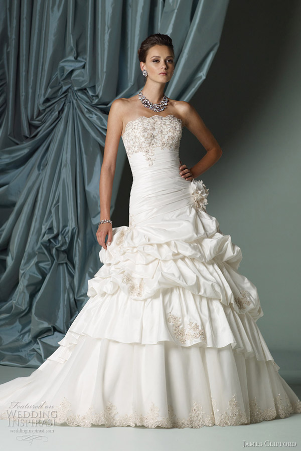 james clifford ball gown