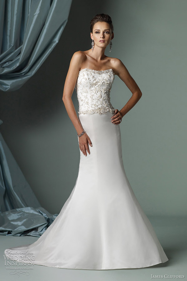 mermaid wedding dress 2012 james clifford collection