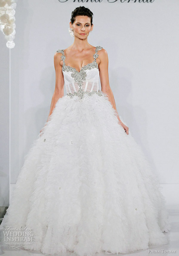 More ball gown wedding dresses from the collection pnina tornai bridal 2012