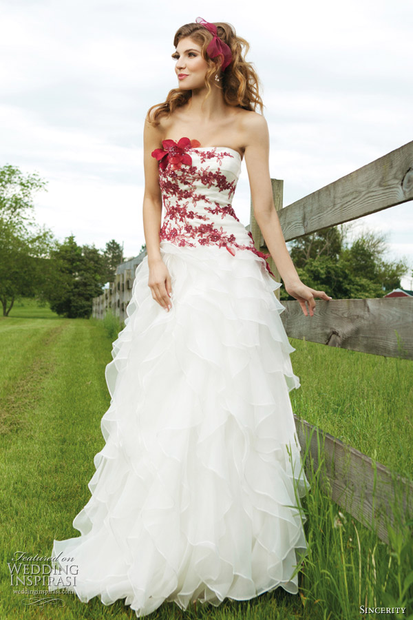 Top Red White Wedding Dress of the decade Don t miss out 
