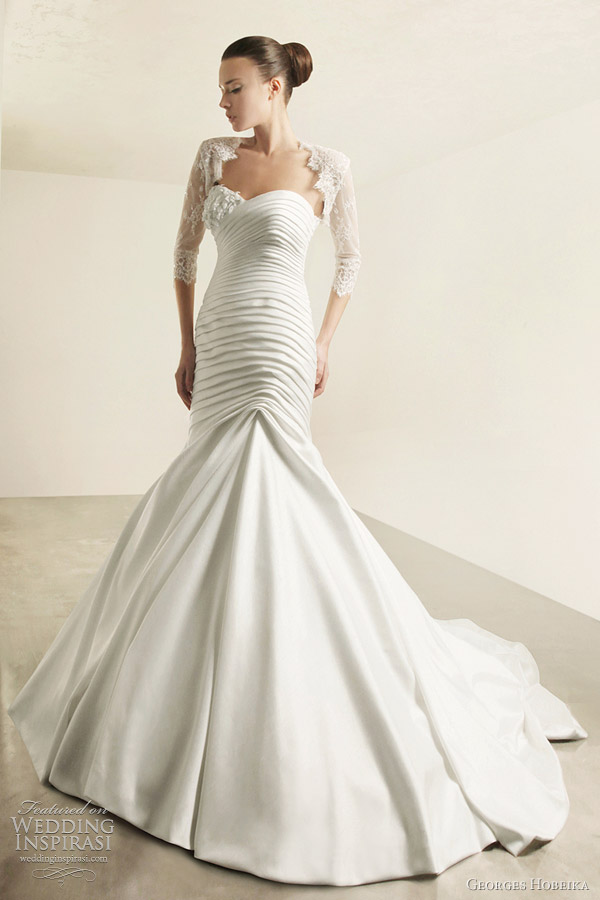 georges hobeika bridal 2012 wedding dress sleeves