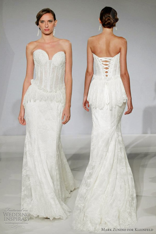 ... gorgeous Mark Zunino for Kleinfeld wedding gowns on the next page