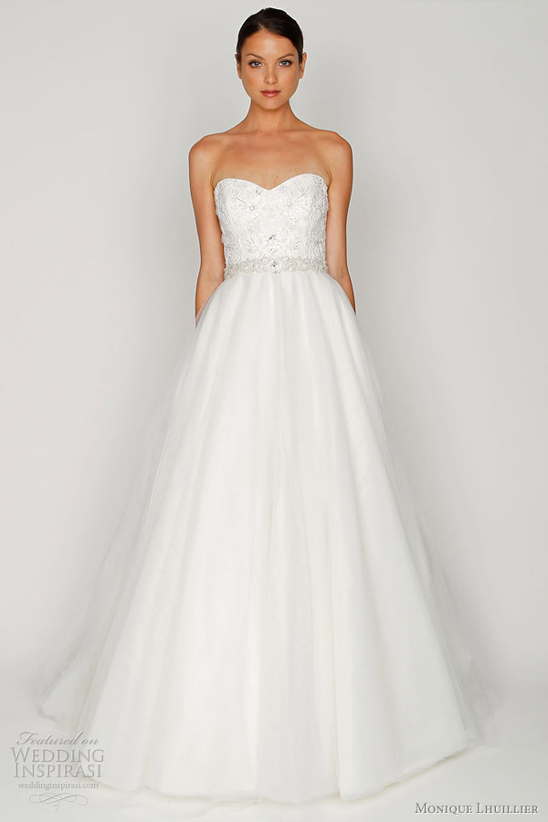 Elegant wedding dresses from Bliss by Monique Lhuillier 2012 bridal 