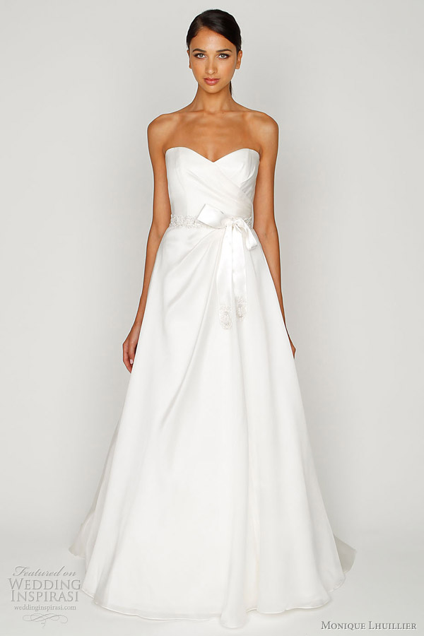 Elegant wedding dresses from Bliss by Monique Lhuillier 2012 bridal 