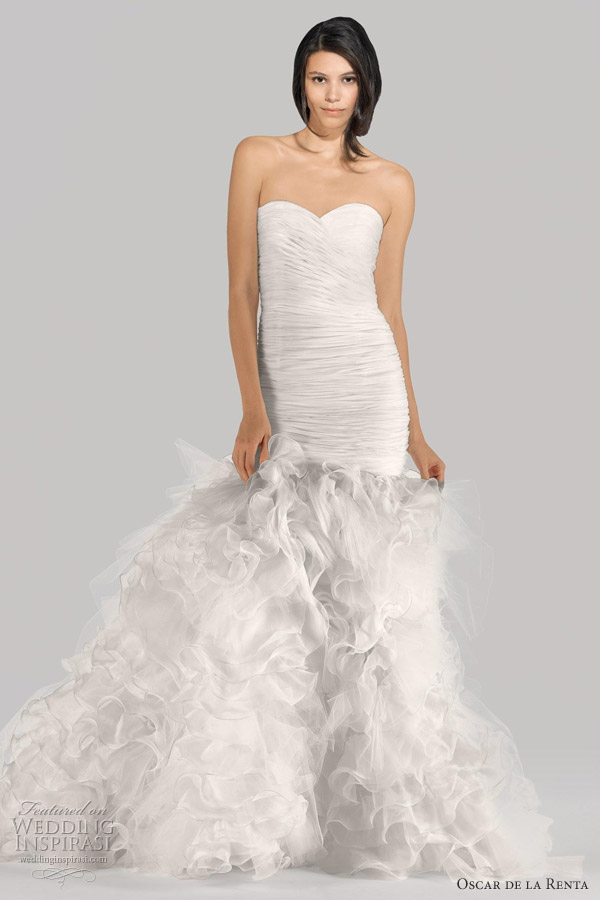 oscar de la renta bridal fall 2012 collection