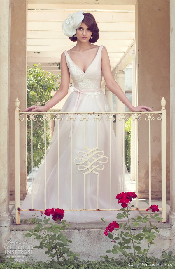 karen willis holmes faith wedding dress 2012 Angelina tulle mermaid gown 