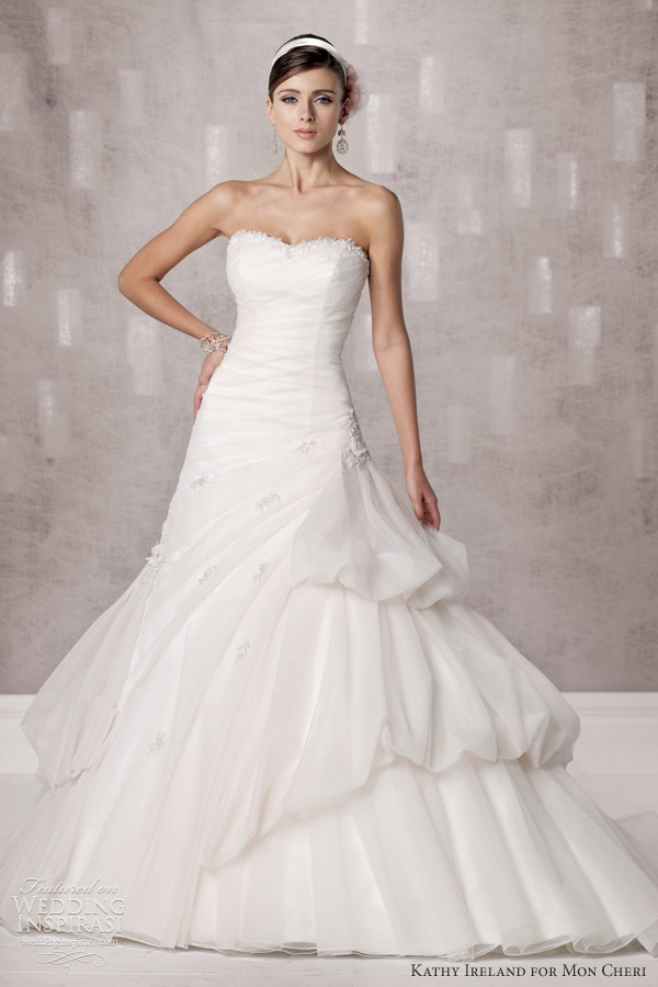 wedding dresses from kathy ireland for mon cheri fall 2012 bridal ...