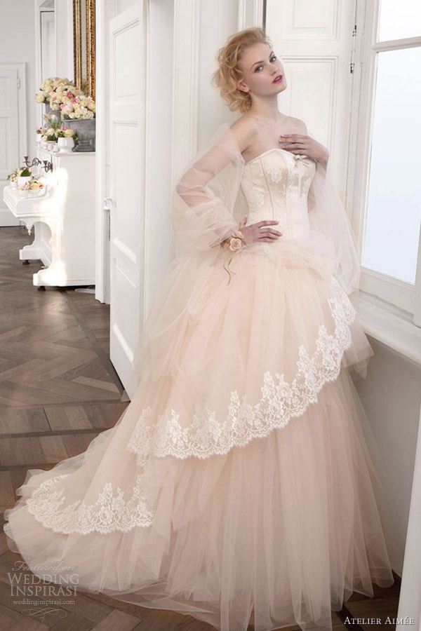 atelier aimee wedding dresses 2013 strapless ball gown