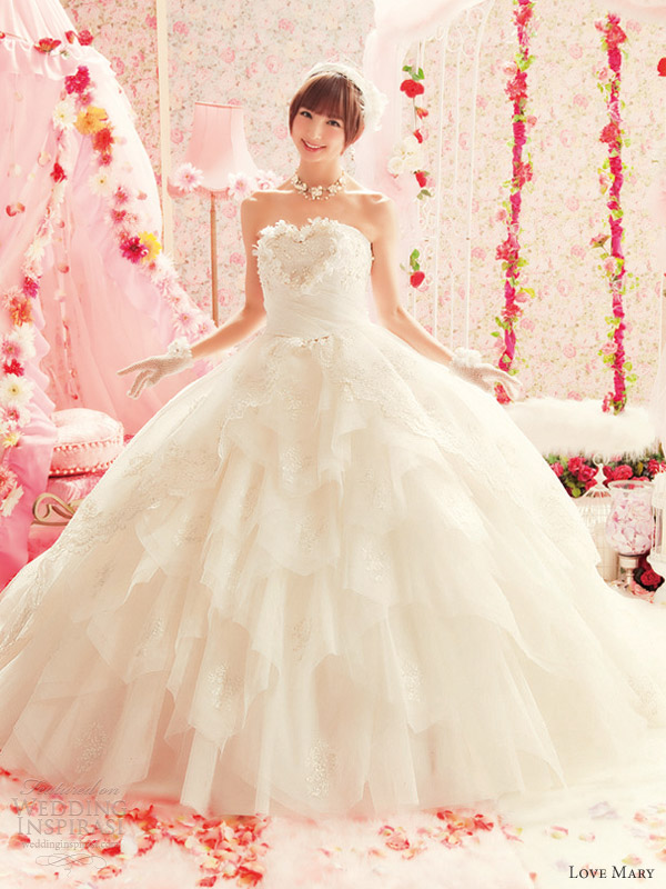 love mary japanese wedding dresses ball gown