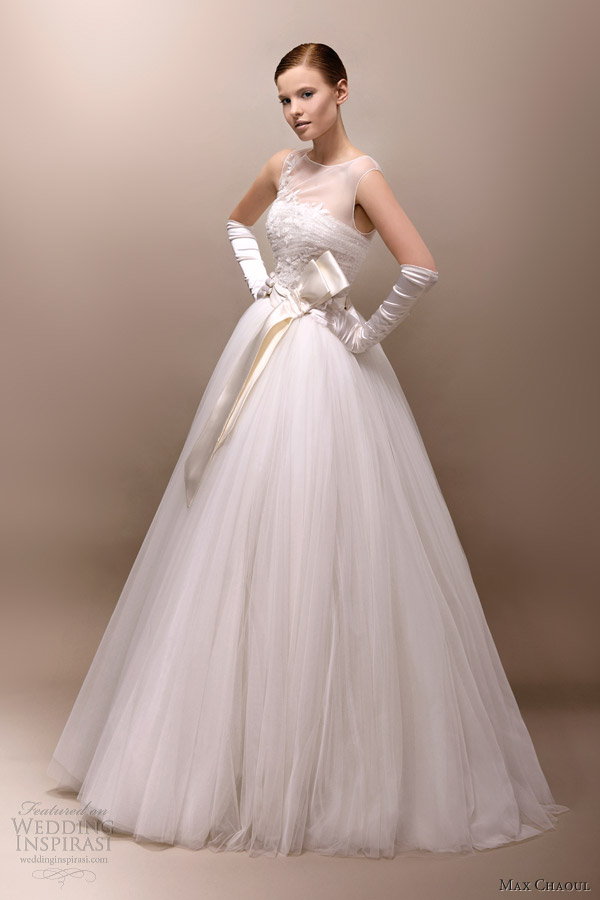 max Chaoul vestidos de noiva 2013 graça 1960 estilo vestido de baile
