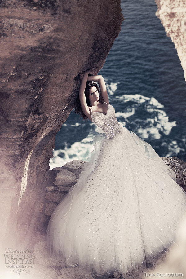 julia kontogruni bridal 2013 crystal wedding dress with straps