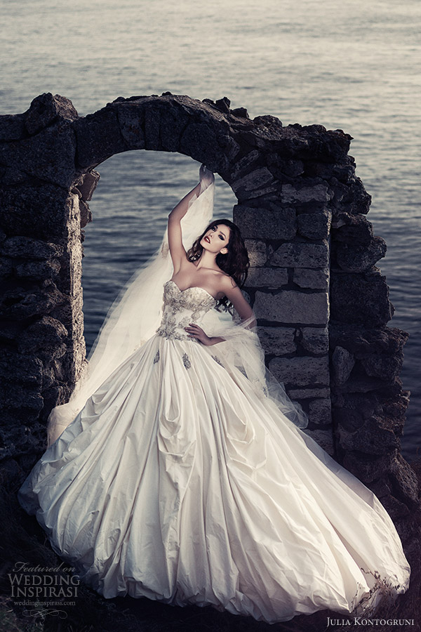 julia kontogruni wedding dresses 2013 bridal beautiful ball gown