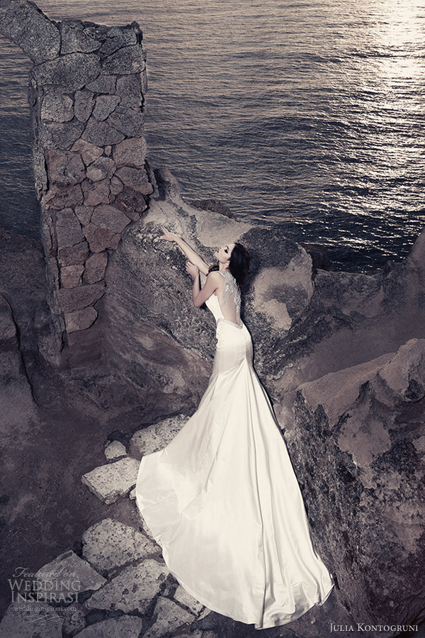 julia kontogruni wedding dresses 2013 bridal gown portrait back illusion