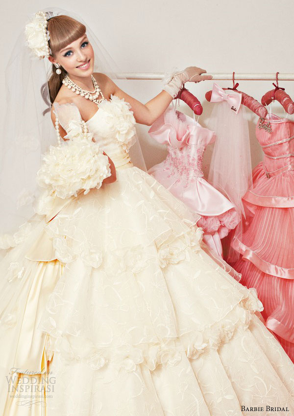 bridal gowns barbie