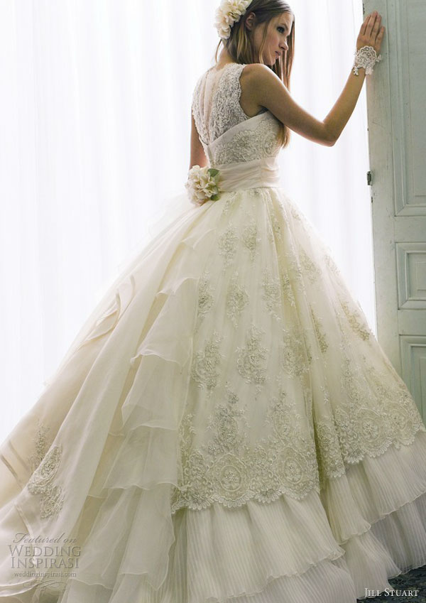 Jill Stuart noivas 2013 casamento romântico vestido estilo 0131