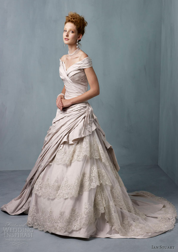ian stuart wedding dresses 2013 frederique papyrus ball gown