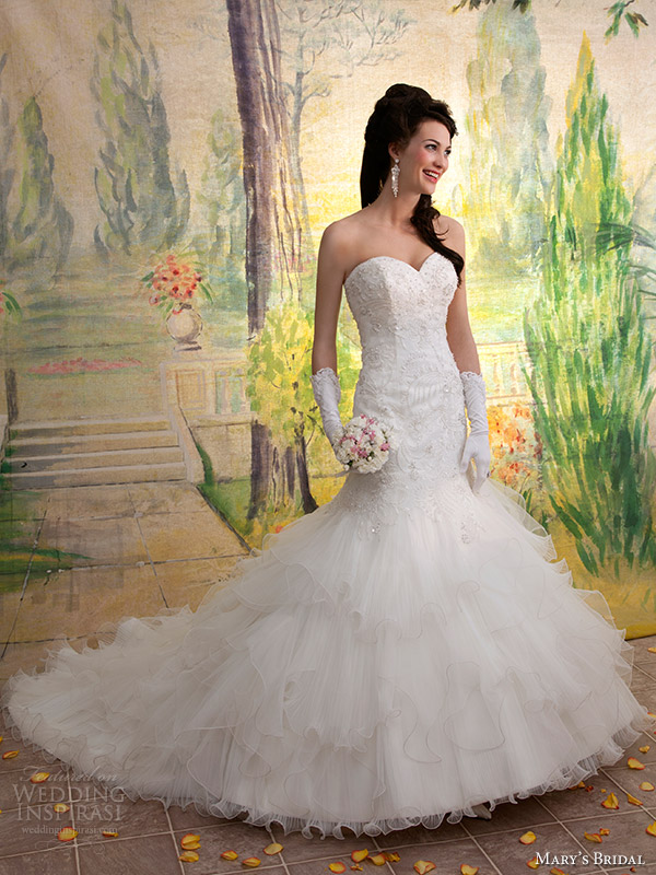 wedding dresses from mary's bridal