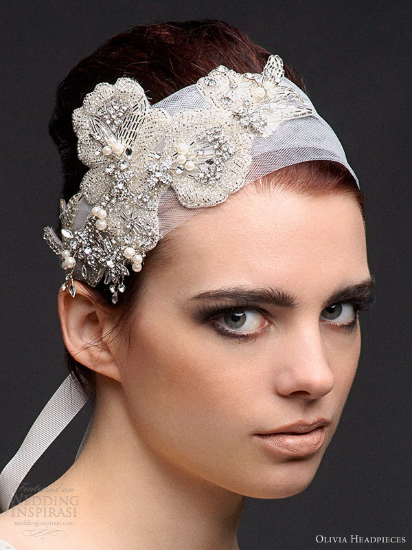 olivia bridal accessories 2013 kate headband cum belt crystal bead pearl applique