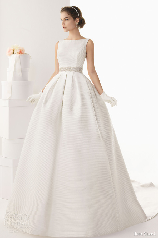 rosa clara bridal 2014 cabriolet sleeveless ball gown bateau neck wedding dress Rosa Clara: Nestvarna priča