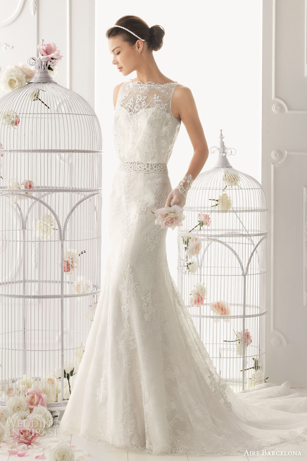 Aire Barcelona 2014 Bridal Collection — Lace Wedding Dresses ...