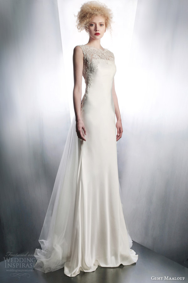 gemy maalouf bridal 2015 wedding dress style 4172