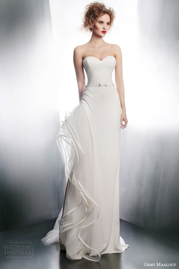 gemy maalouf winter 2015 unique avant garde wedding dress style 4000 4065