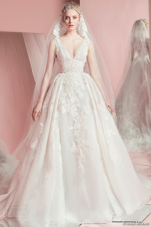 zuhair-murad-spring-summer-2016-bridal-v-neck-romantic-white-lace-wedding-ball-gown-dress-with-veil-perina.jpg