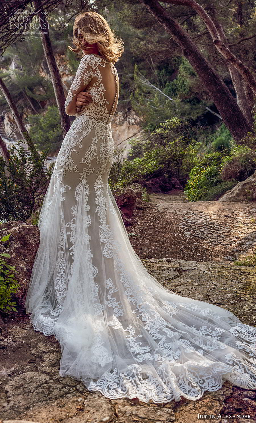 justin alexander mermaid wedding dress