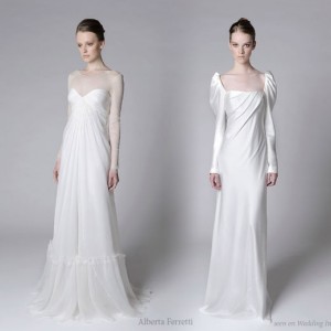 Wedding dresses from Alberta Ferretti bridal collection