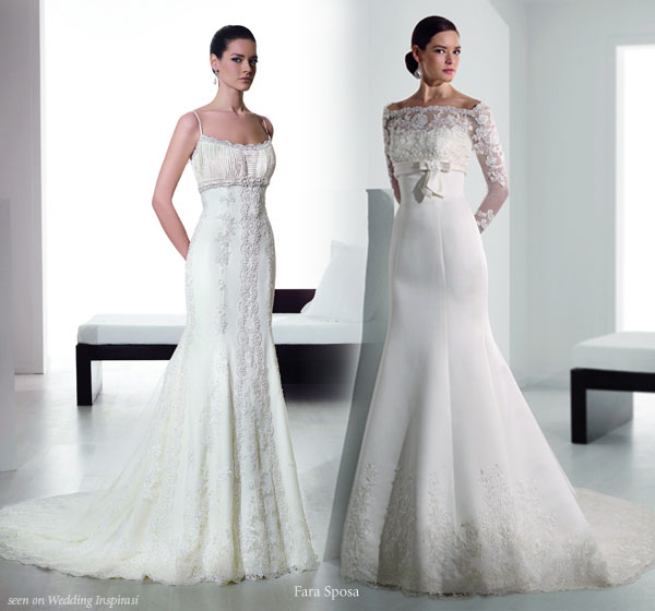 Spaghetti strap bridal gown, long sleeve lace wedding dress