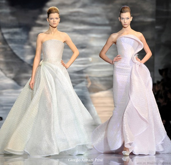 Giorgio Armani Prive Couture 2010 collection at Paris Fashion Week