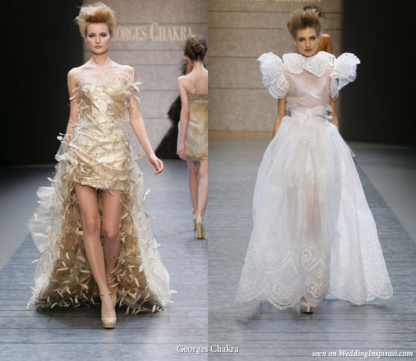 Georges Chakra spring summer 2010 evening and wedding dresses