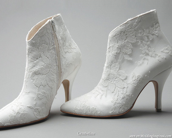 Wedding bootees shoes and accessories from Cymbeline Paris 2010