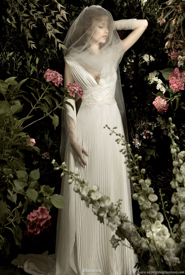 Garden of earthly delights - wedding dress from Blumarine 2010 bridal collection