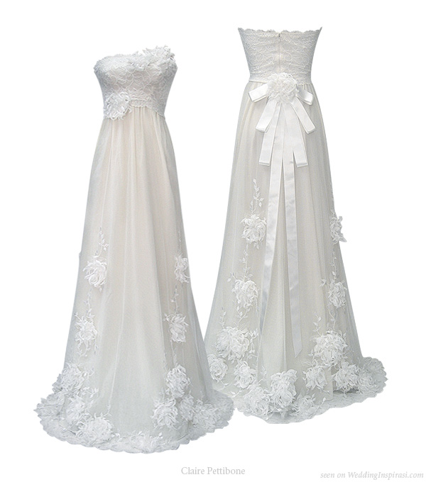 Claire Pettibone bridal gown collection 2010 - Chrysanthemum strapless wedding dress 