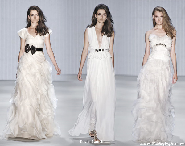 Kaviar Gauche bridal couture 2010 wedding gowns