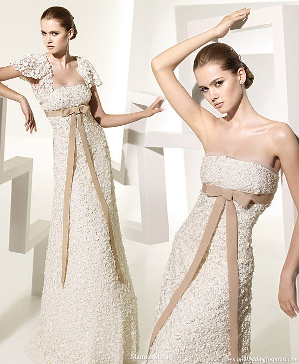 Tapioca wedding dress by Manuel Mota for Pronovias 2010 bridal collection