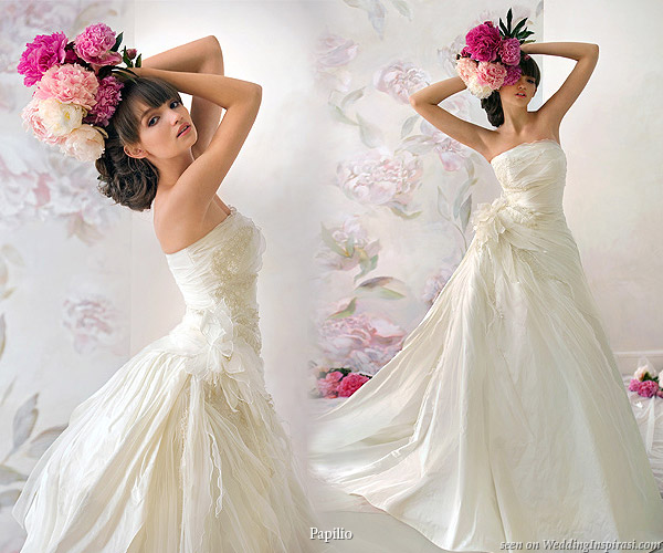 Fit for a beautiful russian bride, beautiful gowns from Papilio 2010 collection