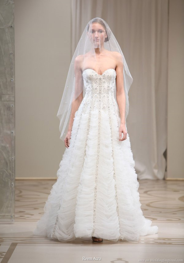 Reem Acra Rapunzel wedding dress from the 2010 Spring bridal collection