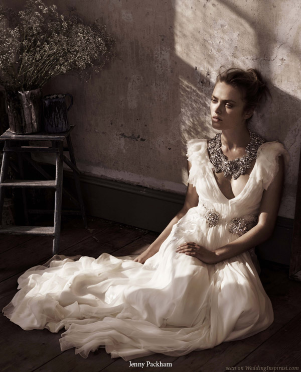 Symphony romantic wedding dress by Jenny Packham 2010 Spring Summer bridal collection