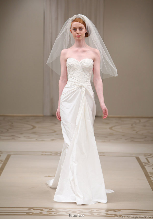 Spring 2010 bridal style - Titania strapless mermaid gown with ruching