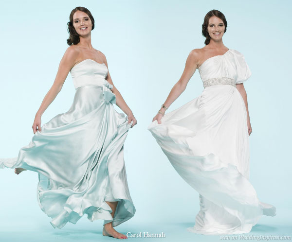 Swishing style - gorgeous Grecian goddess inspired gowns by Carol Hannah Whitfield, Project Runway season 6 alumni