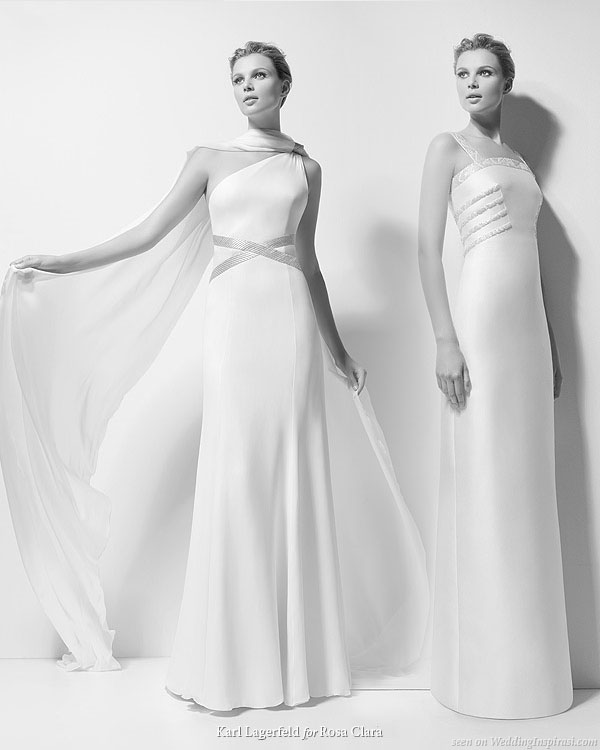 Rosa Clara 2010 bridal gown collection designed by Karl Lagerfeld - Xenobia and Xara wedding dresses