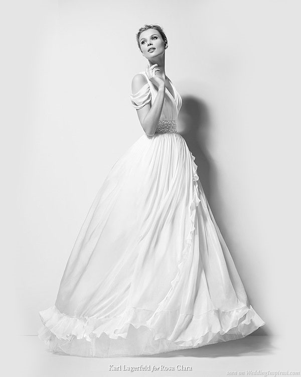 Beautiful wedding gown Xanthe, by Karl Lagerfeld bridal 2010