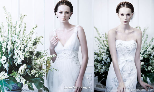 Lusan Mandongus Spring Summer 2010 bridal collection - elegant wedding gowns