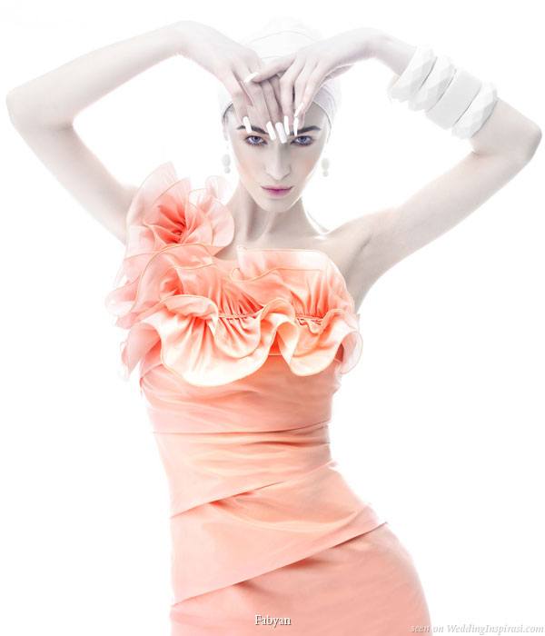One arm candy - asymmetric ruffle strap bodycon wrap dress One arm candy - asymmetric ruffle strap bodycon wrap dress