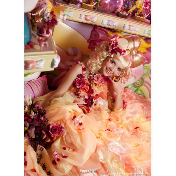 Life's peachy - super kawaiii cute and sweet wedding dresses from Sugar Kei Life's peachy - super kawaiii cute and sweet wedding dresses from Sugar Kei