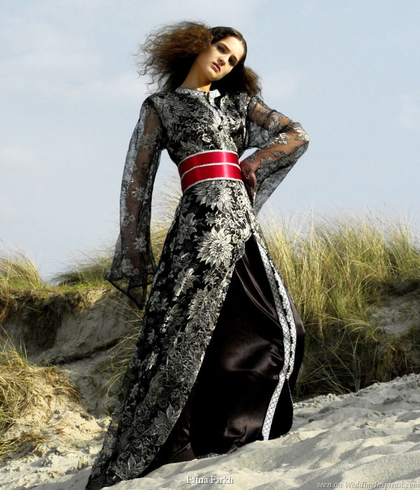 Modern traditional wedding dress alternative - moracain takchita or belted moroccan or turkish style kaftan