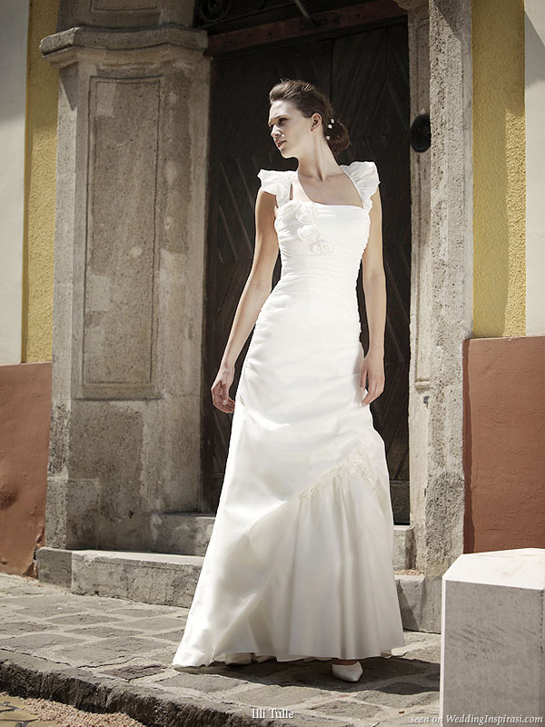 Illi tulle bridal 2010 collection wedding dress with straps