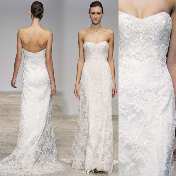 Christos Spring 2011 Wedding Gown Collection - Lily of the Valley bridal dress